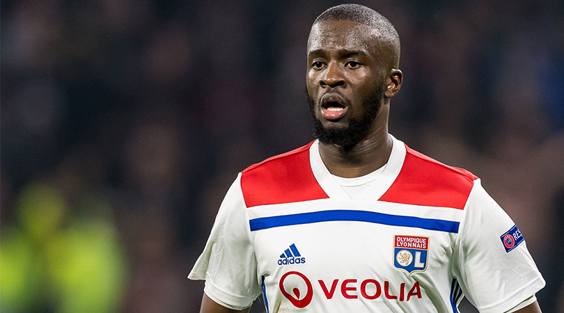 Tanguy Ndombele playing for Lyon