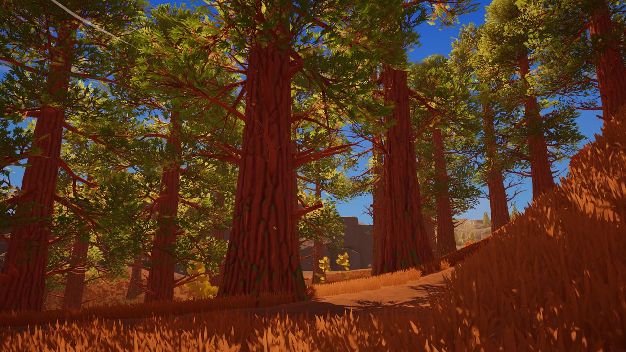 Screens of a camper exploration game in Unity