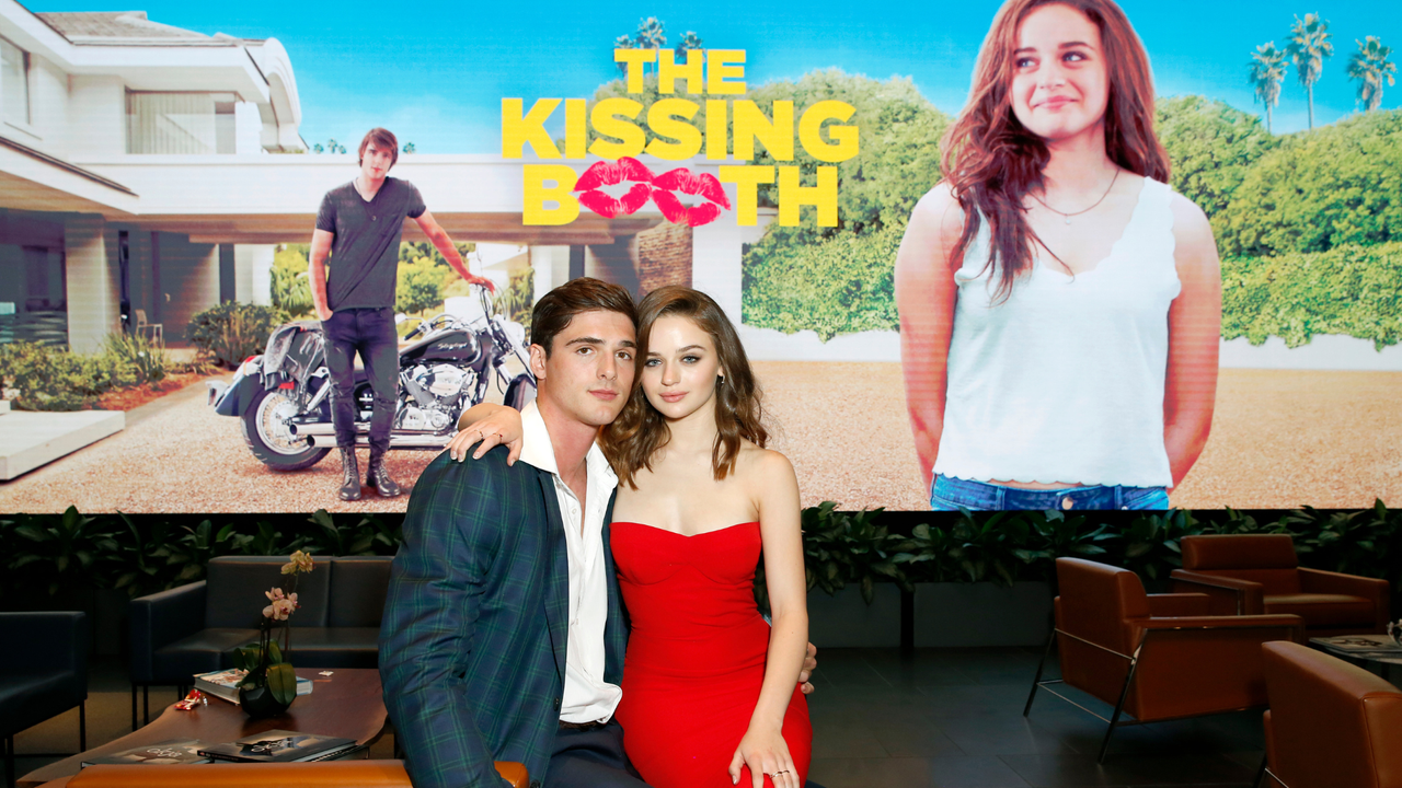 Jacob Elordi and Joey King attend a screening of &#039;The Kissing Booth&#039; at NETFLIX on May 10, 2018 in Los Angeles, California.