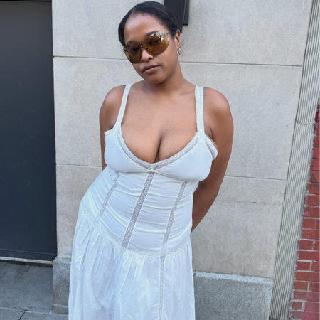 An image of a woman wearing best white dress 2026