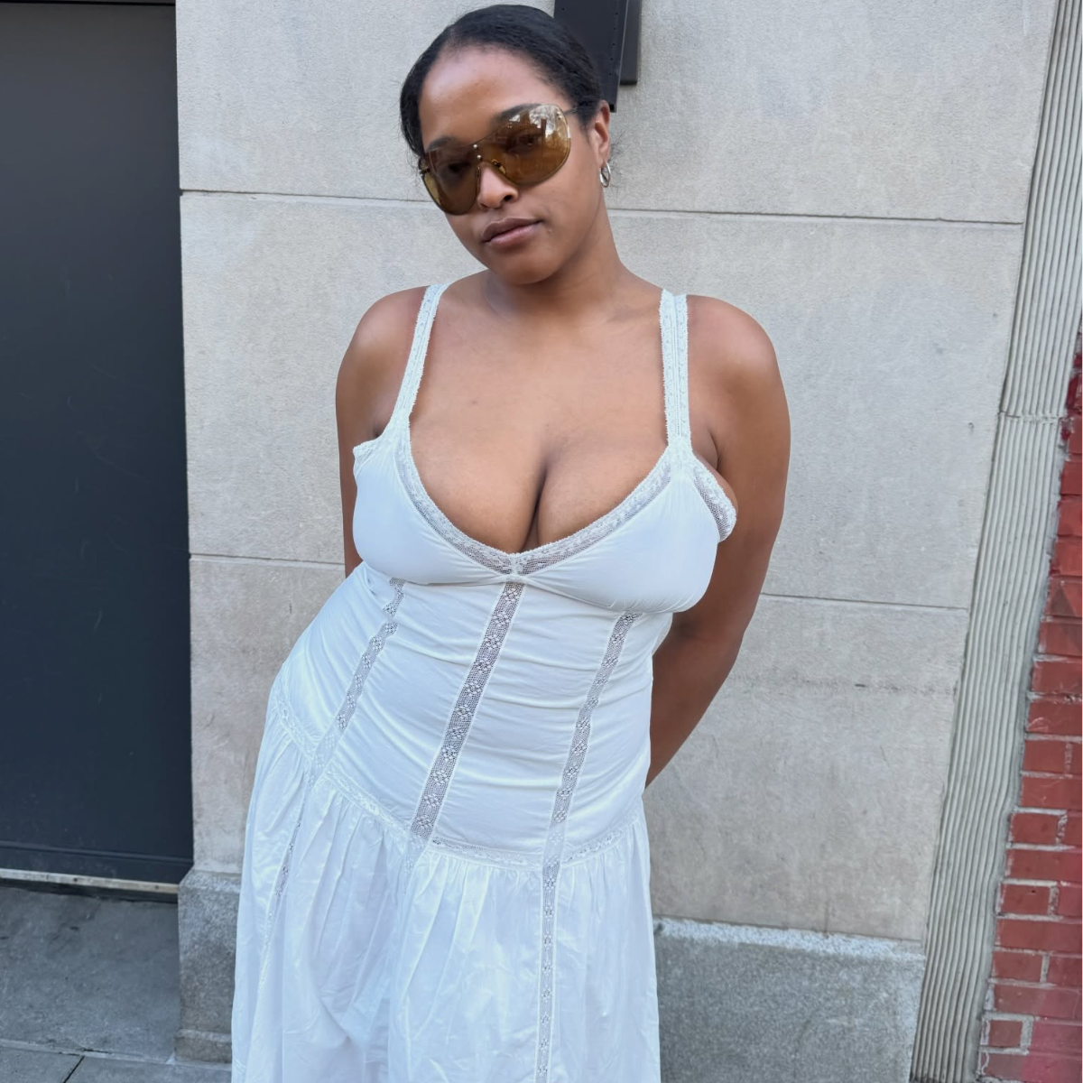 An image of a woman wearing best white dress 2026