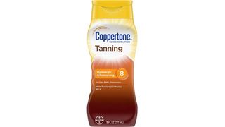 Coppertone tanning sunscreen lotion