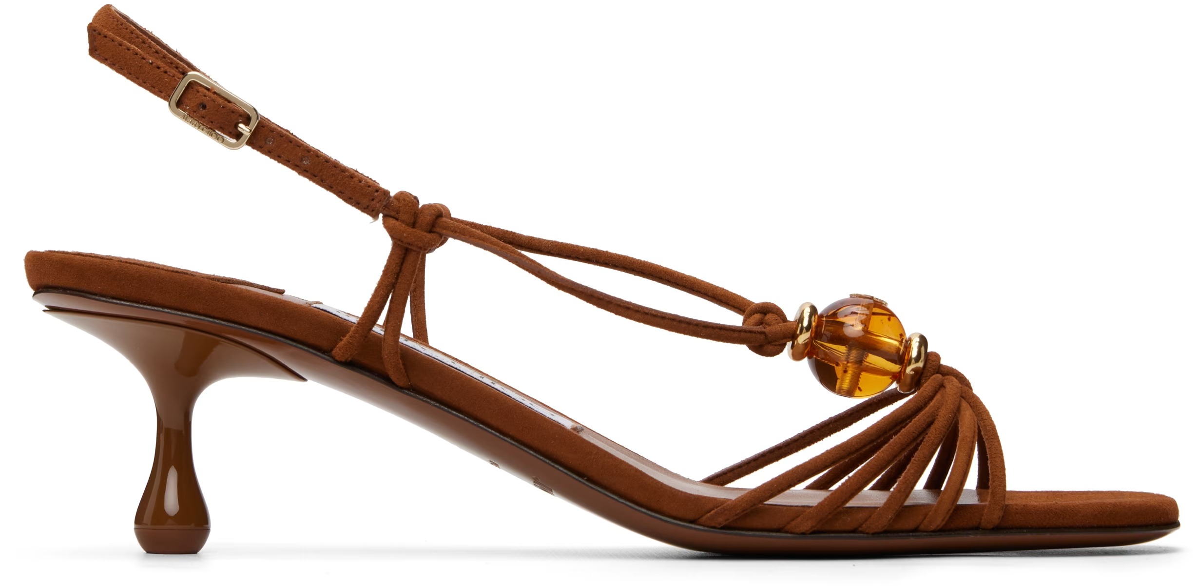 Jimmy Choo, Tan Lova 50 Heeled Sandals