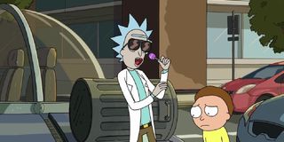 Rick and Morty in "One Crew over the Crewcoo's Morty."