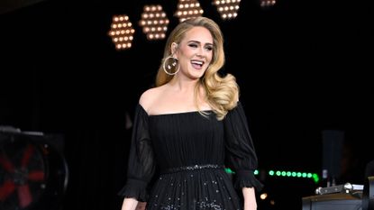 Adele performs on stage as American Express present BST Hyde Park in Hyde Park on July 02, 2022 in London, England