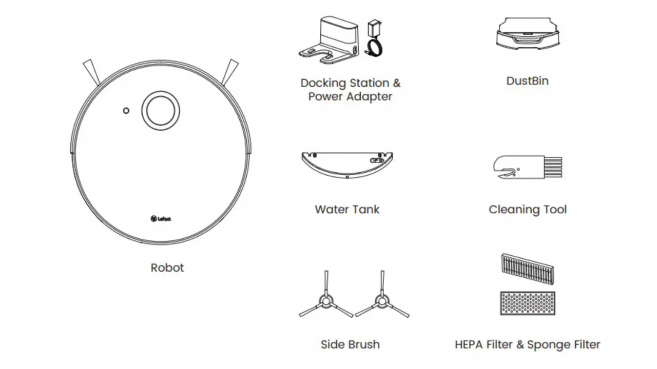 Lefant N3 packing list