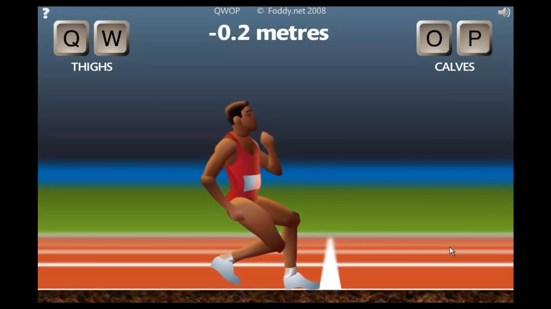 Best Free Web Browser Games: A Runner About to Move in QWOP