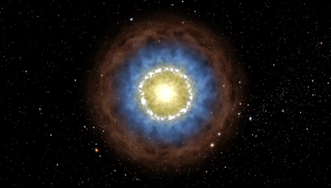 Supernova hiss