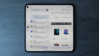 Gmail on the Pixel 9 Pro Fold