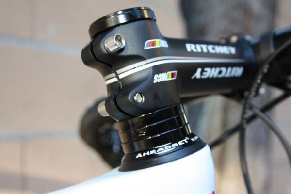 Headset spacers are definitely not something we're accustomed to seeing on pro riders' Canyon machines.