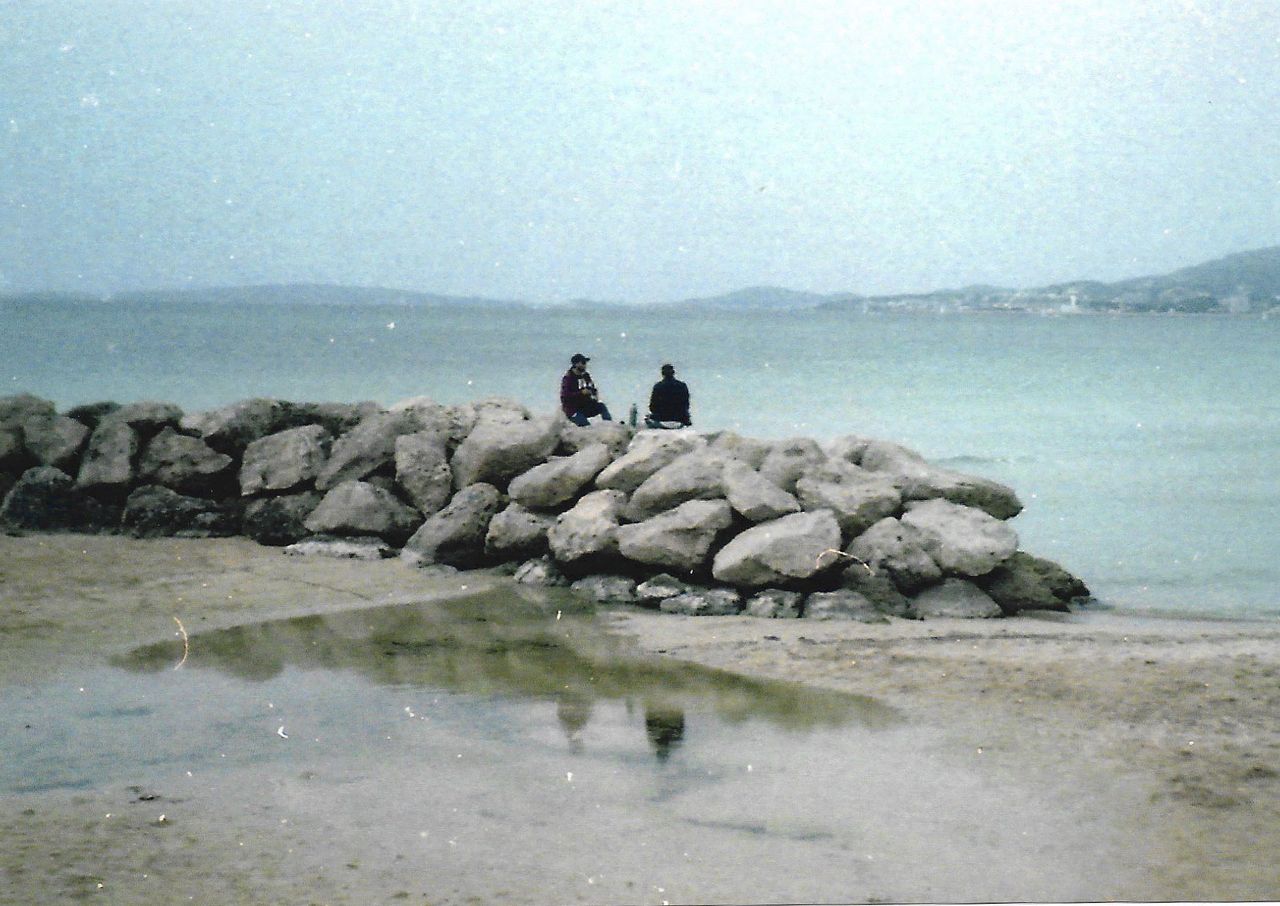 A scan of a print that was made using 110 film taken with the Lomography Lomomatic 110 film camera