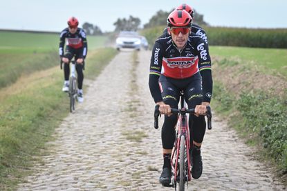 Philippe Gilbert and his Lotto-Soudal team on recon for the 2021 Paris-Roubaix