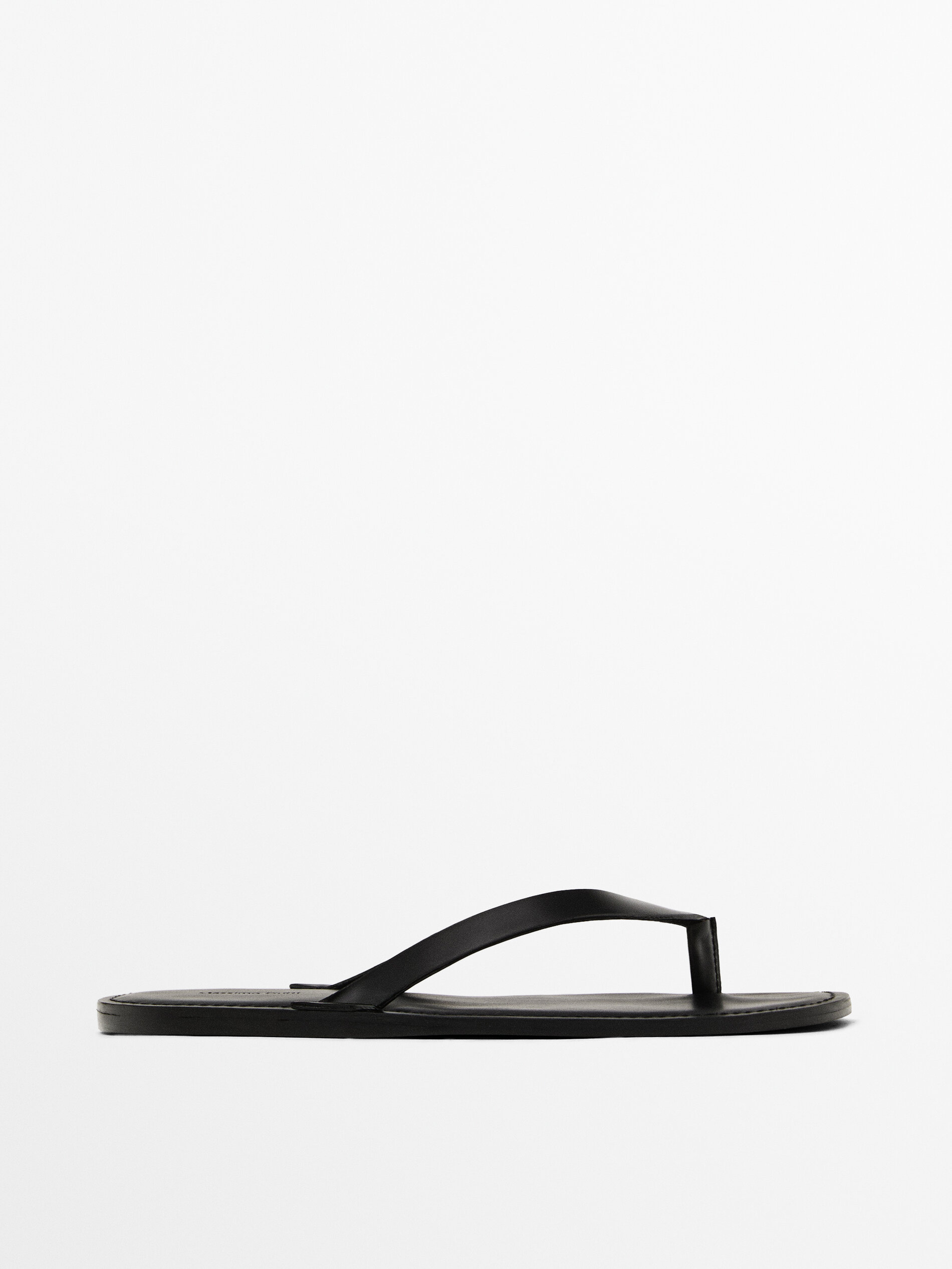 Leather Sandals With Toe Divider