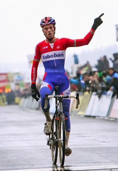 Lars Boom (Rabobank) wins the only World Cup he'll contest this 'cross season.