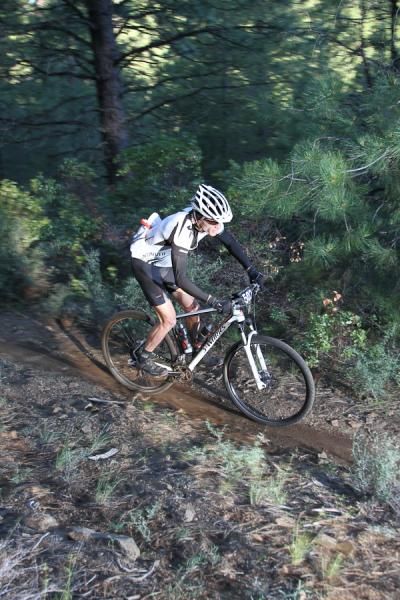 Doug Andrews (www.geoladders.com) took a commanding victory in the Masters category at the High Cascades 100.