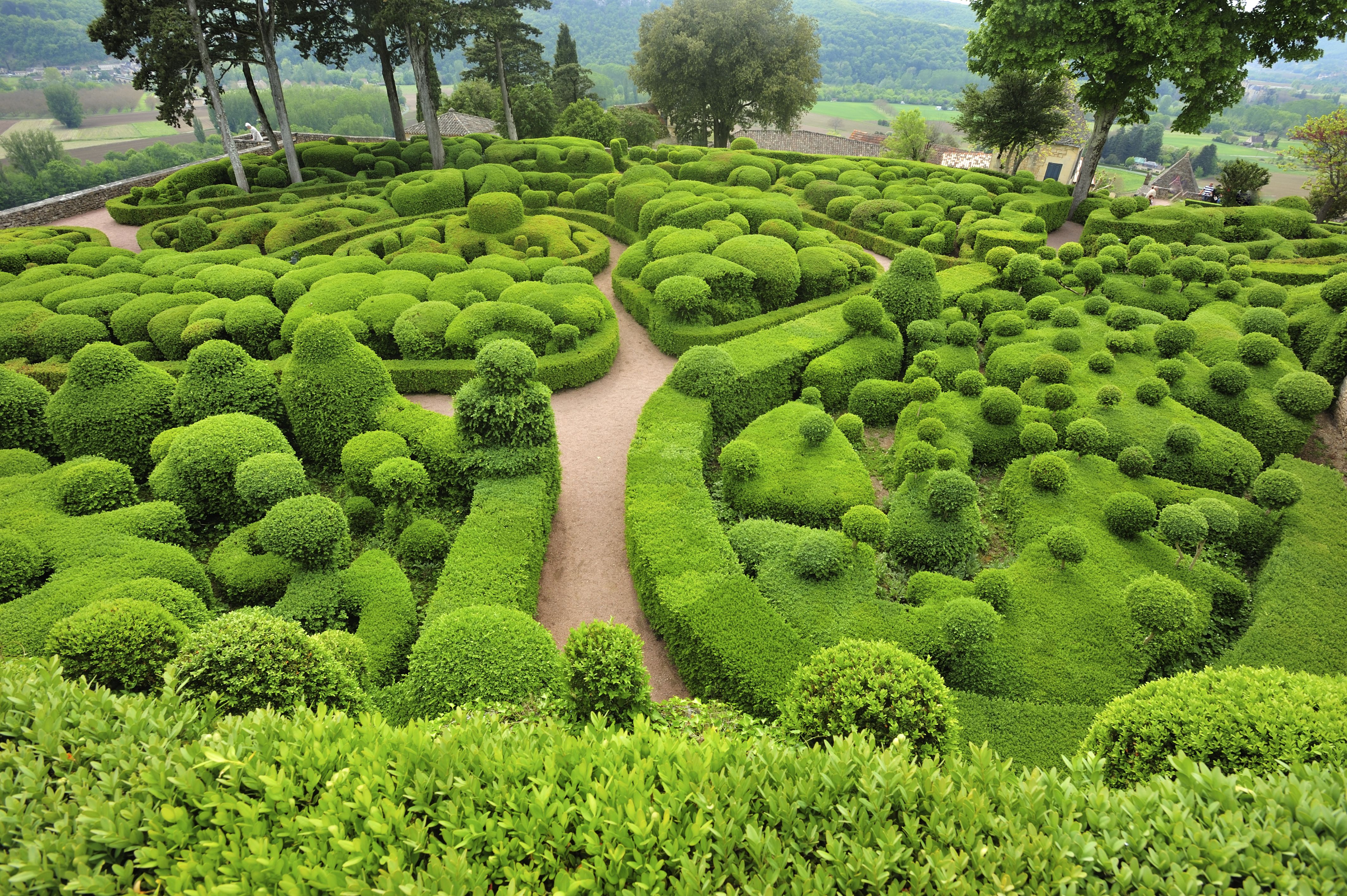 The verdant Marqueyssac Gardens in France