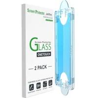 amFilm Screen Protector and Auto-Alignment Tool [2-Pack]