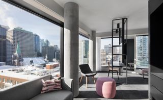 Floor-to-ceiling windows and lofty interiors