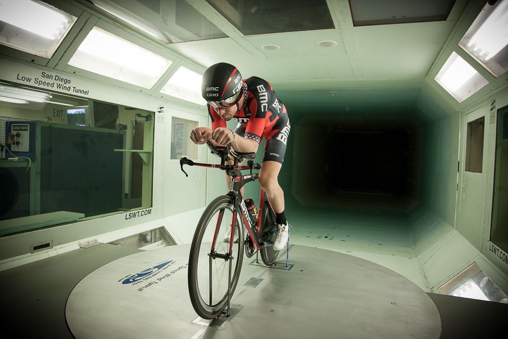 Taylor Phinney at the San Diego Low Speed Wind Tunnel