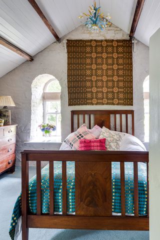 Bedroom in Welsh cottage