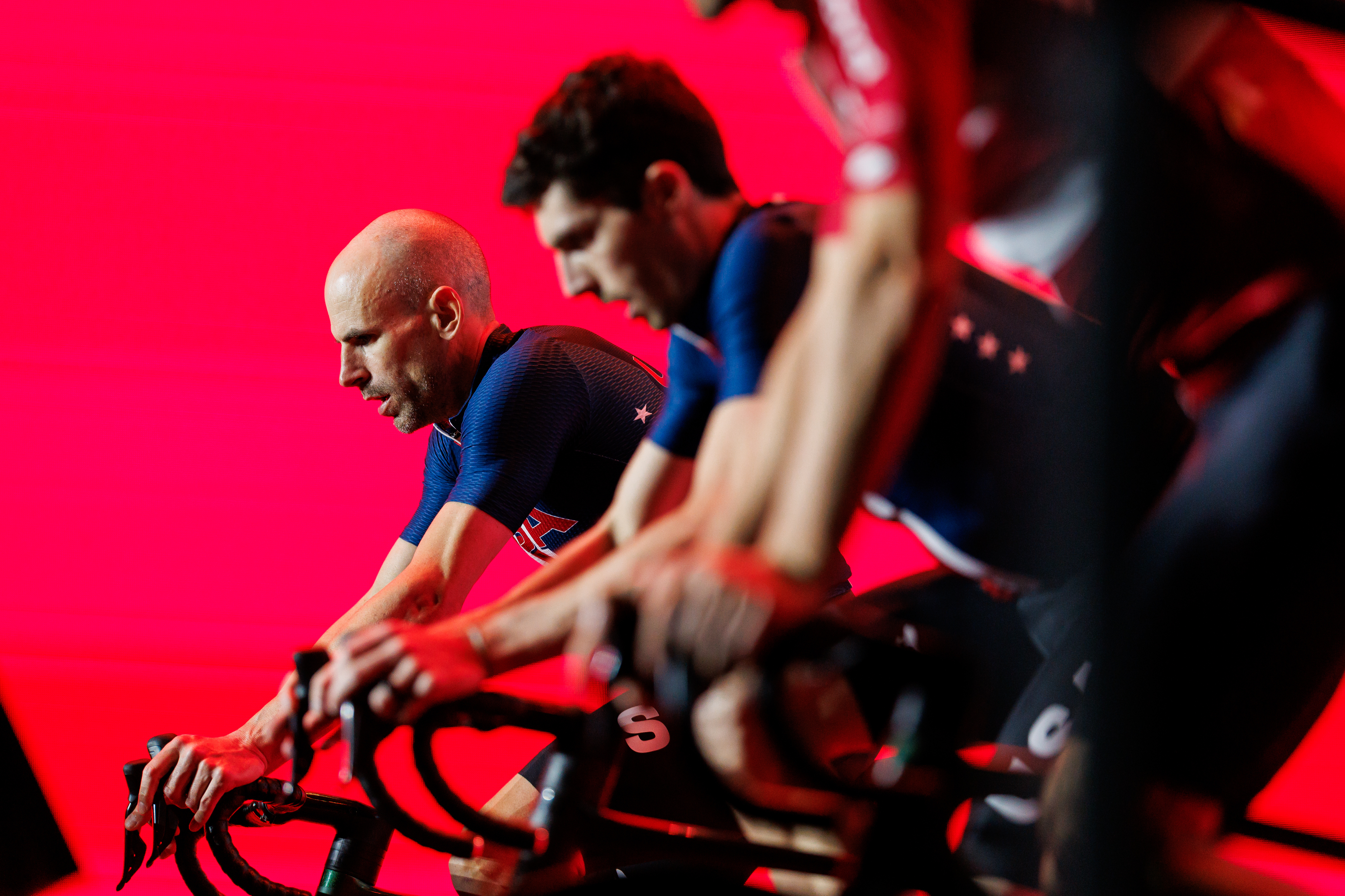 people cycling