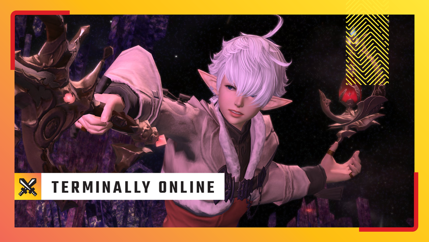 Alisaie stands, poised and at the ready in Final Fantasy 14 to deliver a telling blow.
