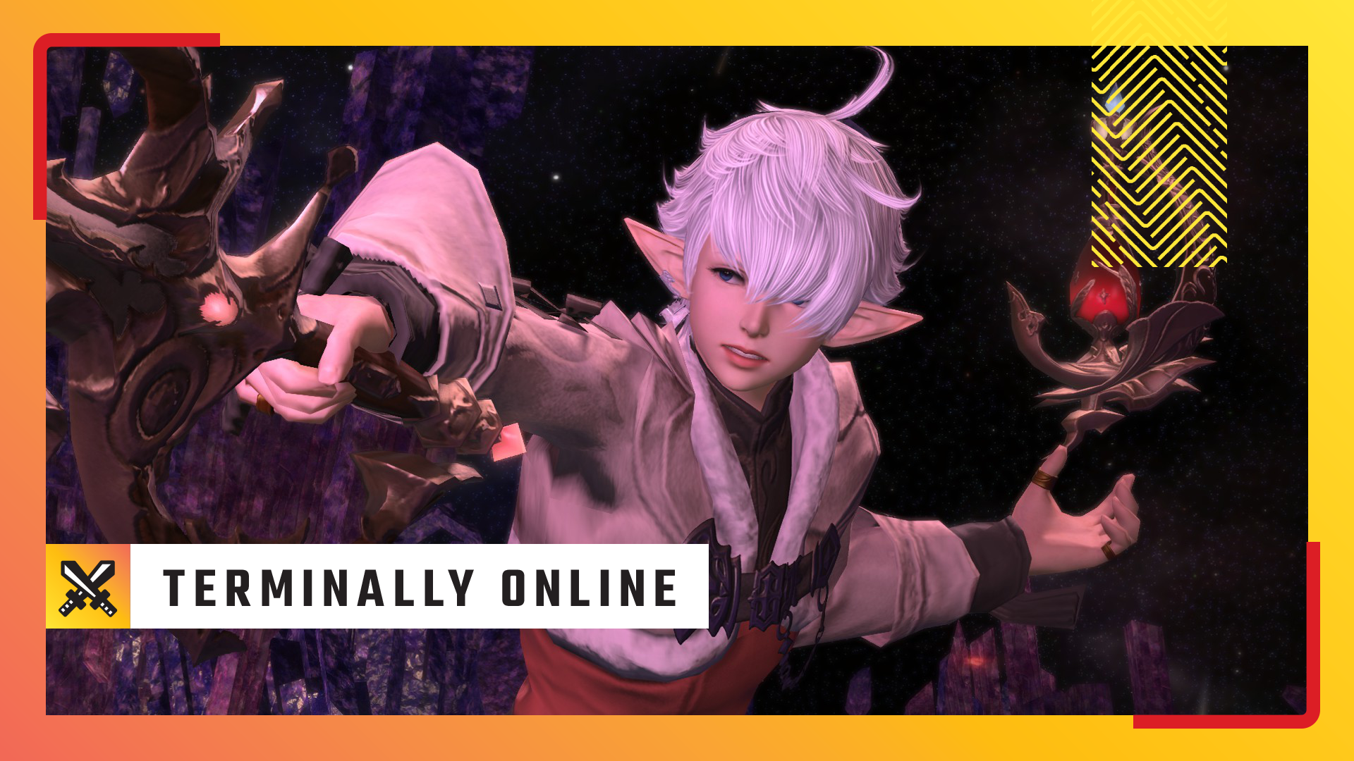 Alisaie stands, poised and at the ready in Final Fantasy 14 to deliver a telling blow.