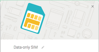 Project Fi data-only SIM