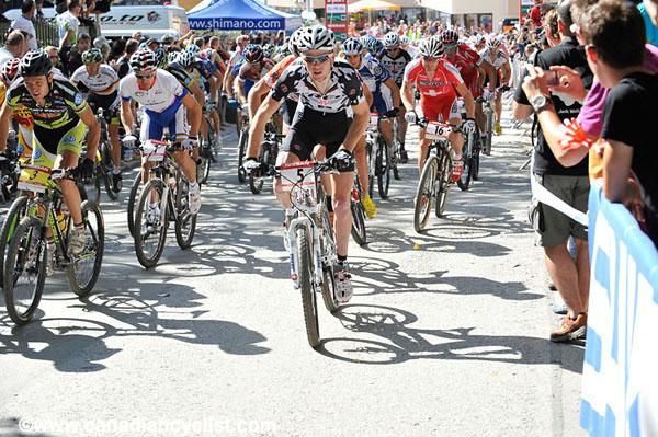 Start of the men's race