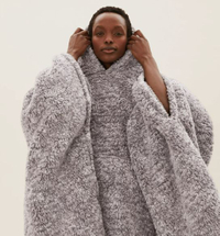 4. Borg Fleece Hooded Blanket, £27.50 - 32.50 | M&amp;S