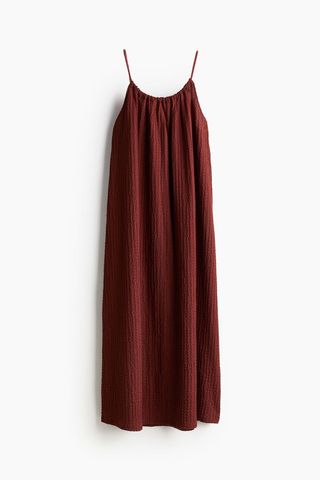 Textured Jersey Sleeveless Dress