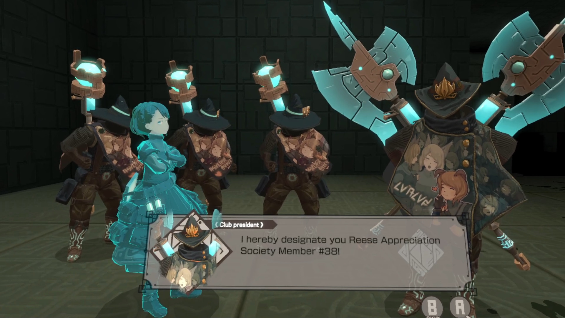Talk to a character in Ruinsmagus