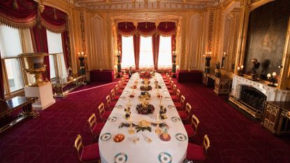 Royal Family’s unique mealtime preferences revealed, seen here is a table setting at Windsor Castle 
