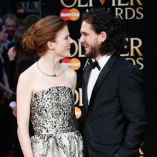 london, england april 03 rose leslie and kit harington attend the olivier awards with mastercard at the royal opera house on april 3, 2016 in london, england photo by luca teuchmannluca teuchmann wireimage