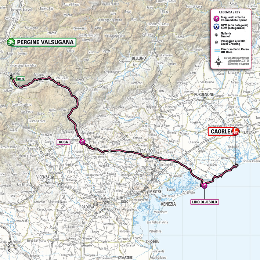 Mappe e caratteristiche per il Giro d'Italia 2023