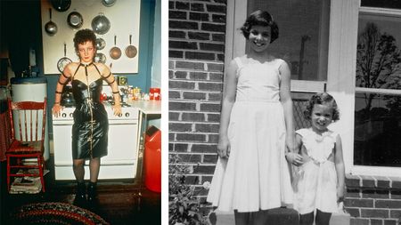 Images of Nan Goldin and her sister from book Sisters, Saints & Sibyls