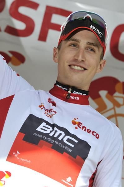 Taylor Phinney (BMC) in the leader's jersey