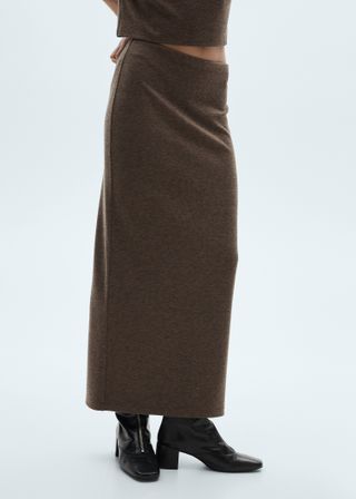 Long Knitted Skirt