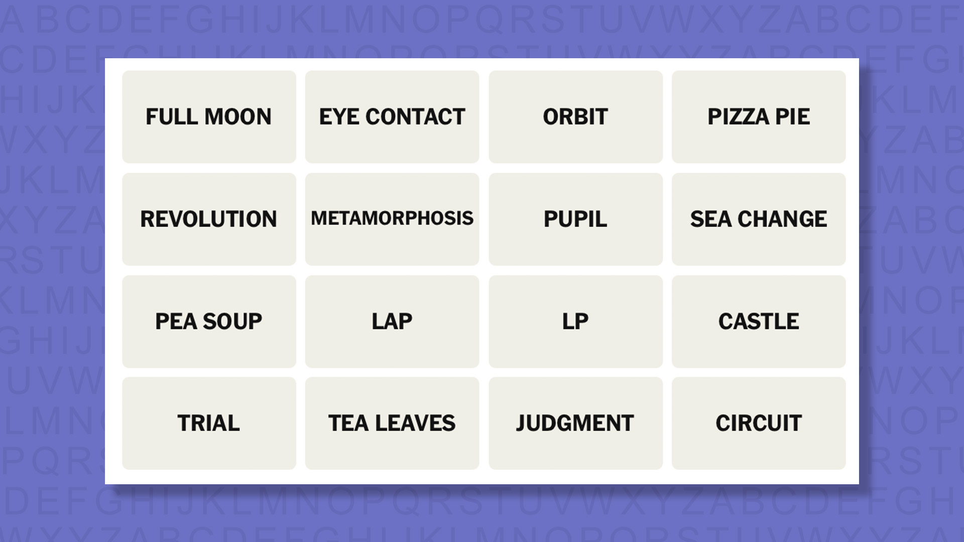 NYT Connections hints for game 904 on a purple background