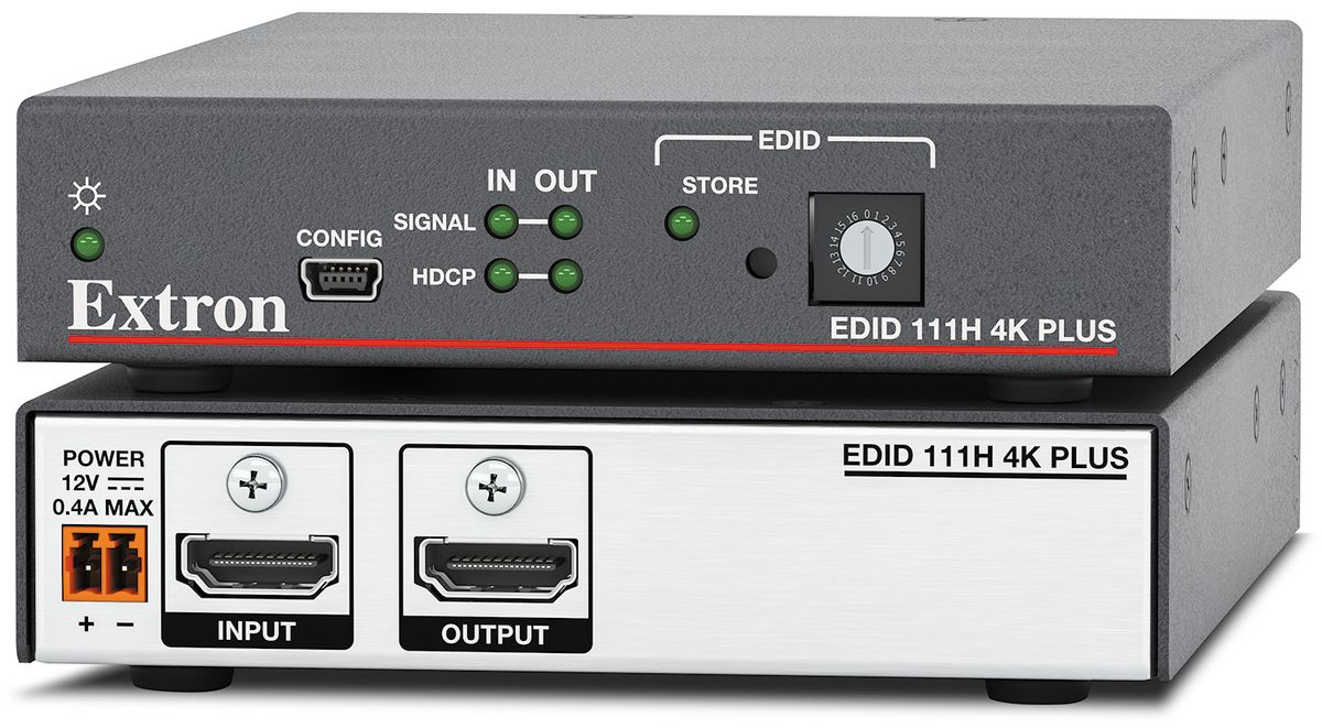 The new Extron HDMI EDID Emulator.