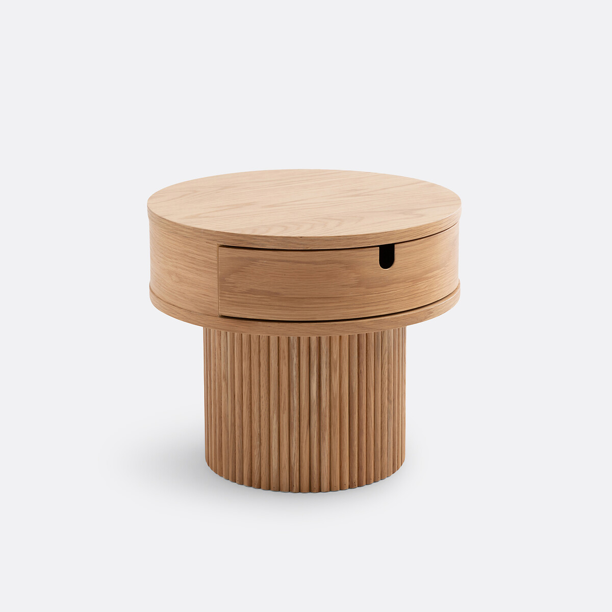 Tamita 1-Drawer Fluted Base Bedside Table