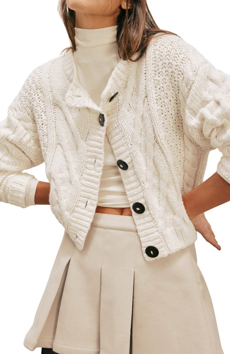 Bonfire Cable Knit Cardigan