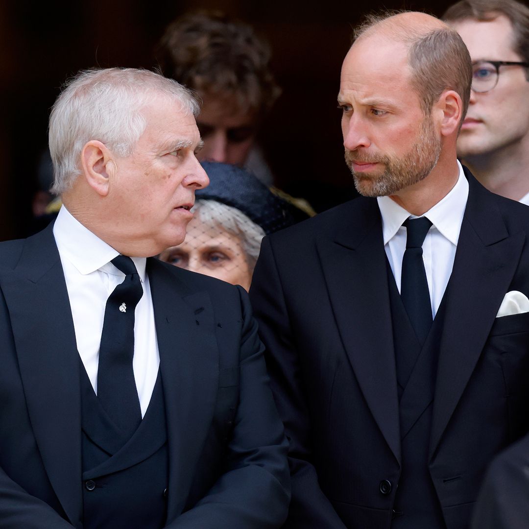 LONDON, UNITED KINGDOM - SEPTEMBER 16: (EMBARGOED FOR PUBLICATION IN UK NEWSPAPERS UNTIL 24 HOURS AFTER CREATE DATE AND TIME) Prince Andrew, Duke of York and Prince William, Prince of Wales attend Katharine, Duchess of Kent&#039;s Requiem Mass service at Westminster Cathedral on September 16, 2025 in London, England. Katharine, Duchess of Kent was married to Prince Edward, Duke of Kent, a first cousin of Queen Elizabeth II. She died on September 4 at the age of 92 at Kensington Palace surrounded by her family. Having converted to Catholicism in 1994, her funeral takes place at Westminster Cathedral and is the first Catholic funeral to be held for a member of the royal family in modern British history. Her Royal Highness will be laid to rest at the Royal Burial Ground at Frogmore, Windsor. (Photo by Max Mumby/Indigo/Getty Images)