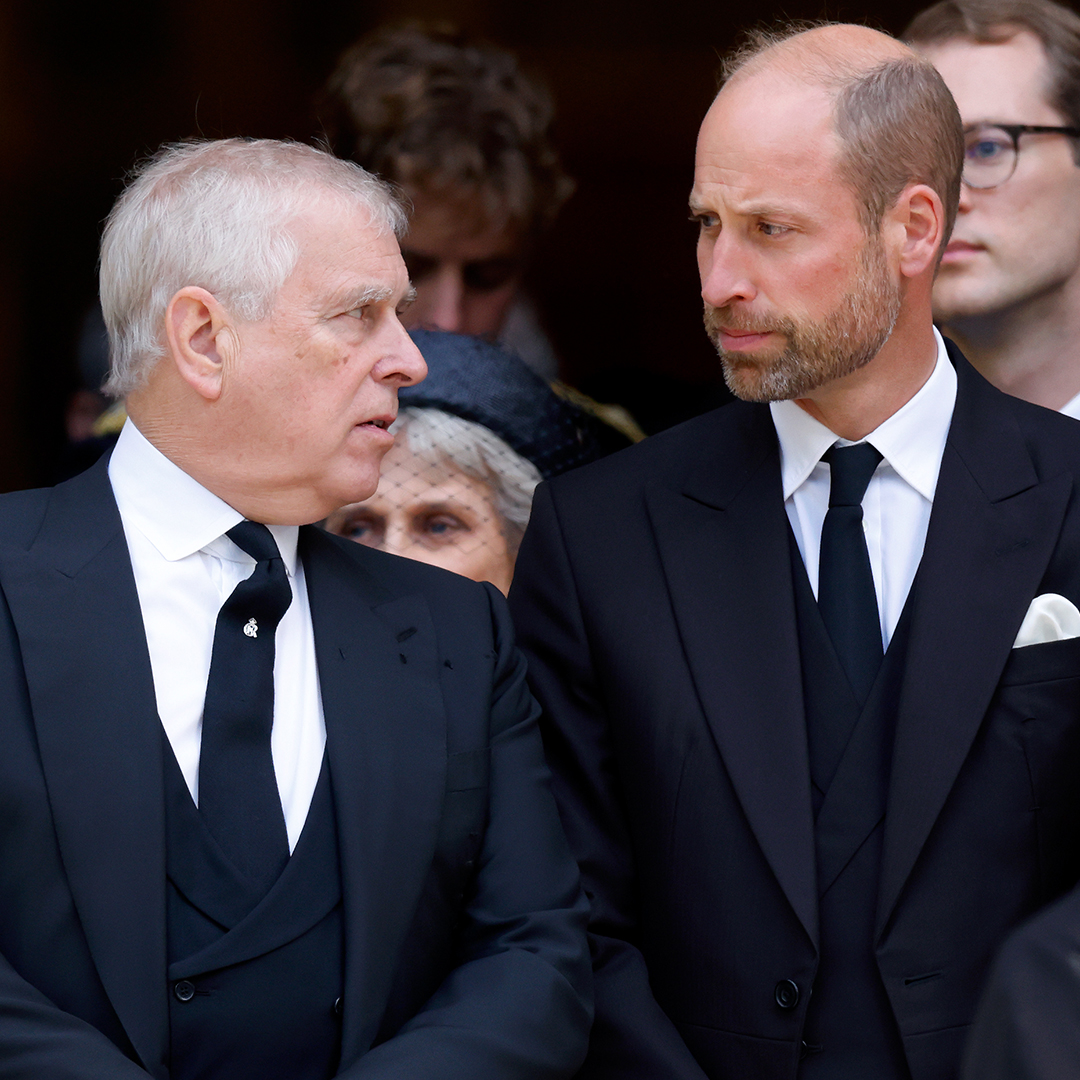 LONDON, UNITED KINGDOM - SEPTEMBER 16: (EMBARGOED FOR PUBLICATION IN UK NEWSPAPERS UNTIL 24 HOURS AFTER CREATE DATE AND TIME) Prince Andrew, Duke of York and Prince William, Prince of Wales attend Katharine, Duchess of Kent&#039;s Requiem Mass service at Westminster Cathedral on September 16, 2025 in London, England. Katharine, Duchess of Kent was married to Prince Edward, Duke of Kent, a first cousin of Queen Elizabeth II. She died on September 4 at the age of 92 at Kensington Palace surrounded by her family. Having converted to Catholicism in 1994, her funeral takes place at Westminster Cathedral and is the first Catholic funeral to be held for a member of the royal family in modern British history. Her Royal Highness will be laid to rest at the Royal Burial Ground at Frogmore, Windsor. (Photo by Max Mumby/Indigo/Getty Images)