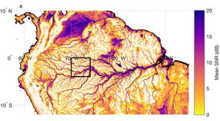 Amazon river basin by CGNSS