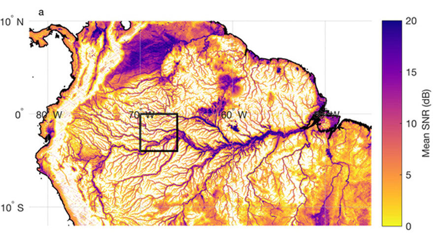 Amazon river basin by CGNSS