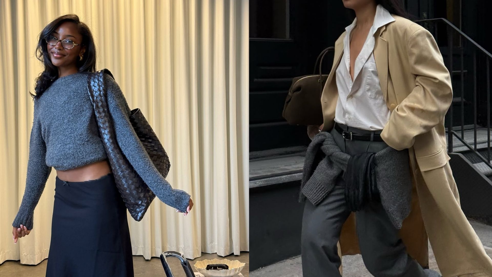 Collage of women wearing popular anti-trend wardrobe items 2026.