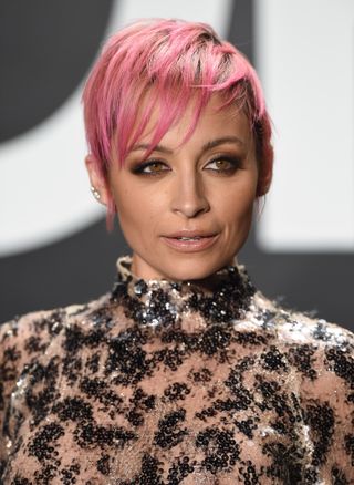 Fashion designer Nicole Richie arrives at the Tom Ford Autumn/Winter 2015 Womenswear Collection Presentation at Milk Studios on February 20, 2015 in Los Angeles, California