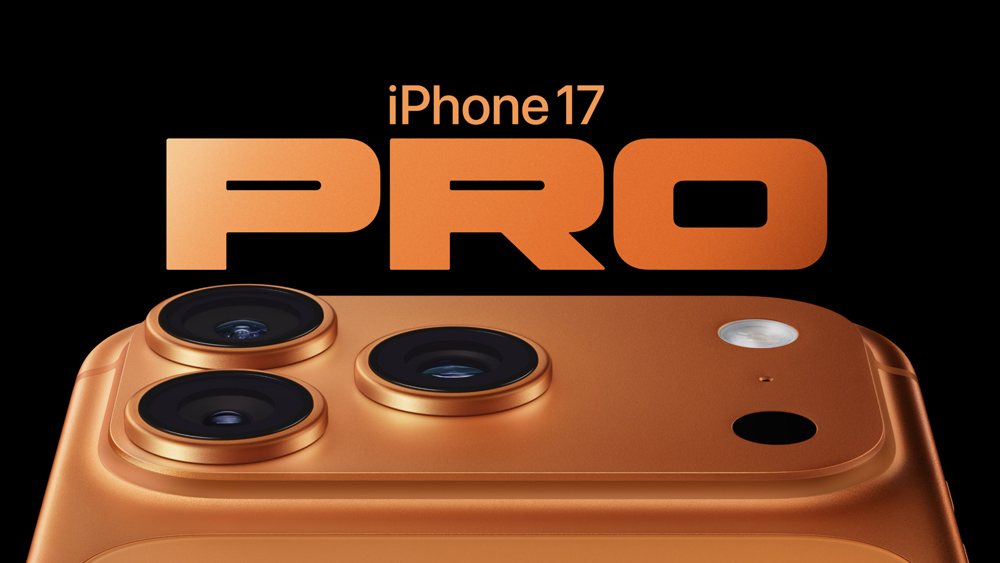 Apple iPhone 17 Pro typography
