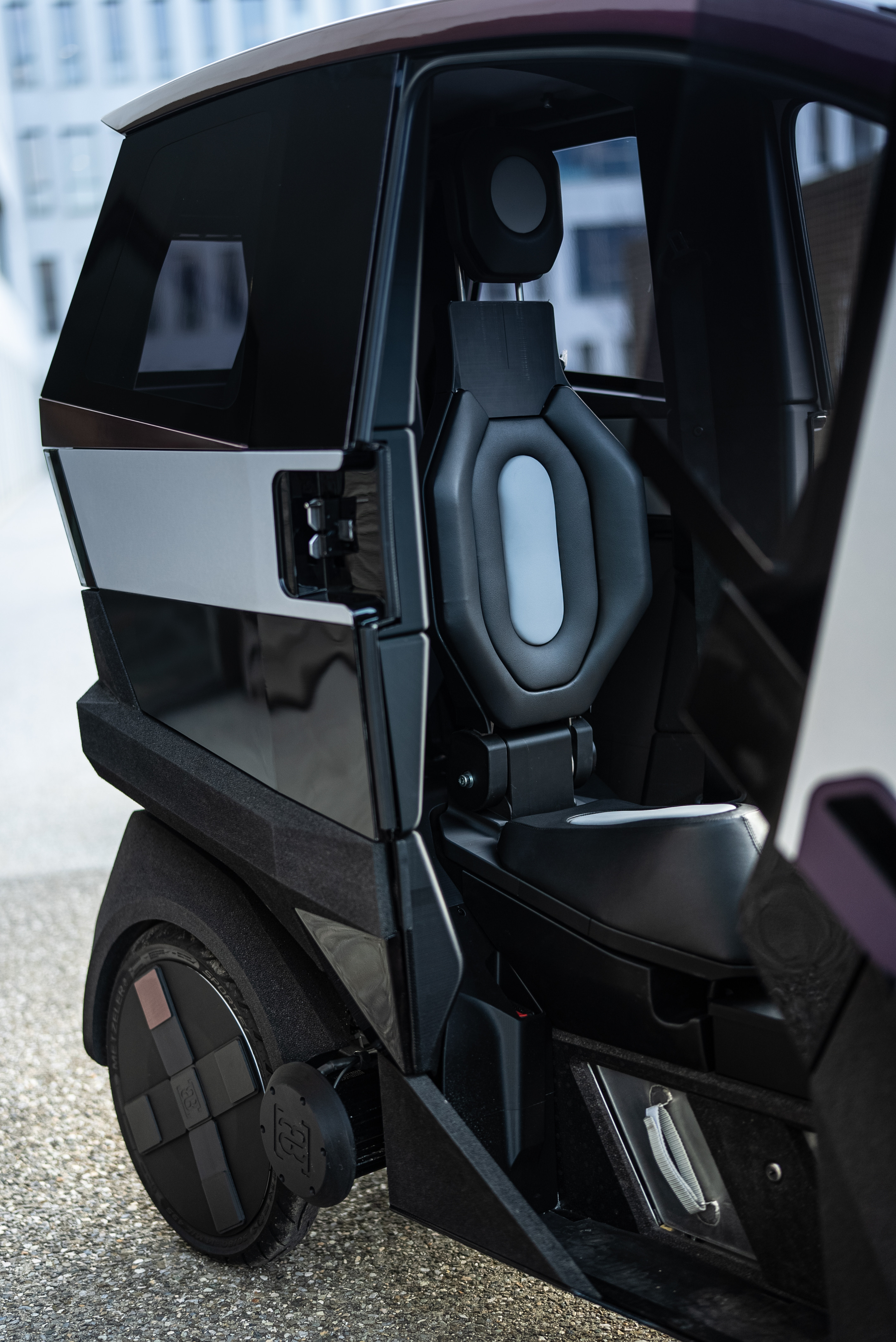 Inside the Aemotion two-seater